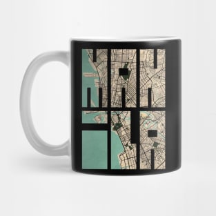 Manila, Philippines City Map Typography - Vintage Mug